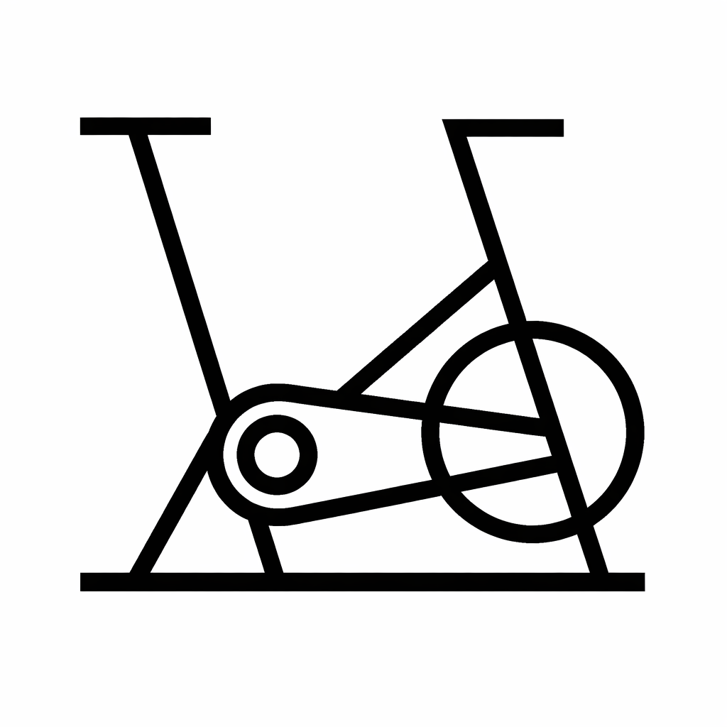 Ícone de bicicleta ergométrica
