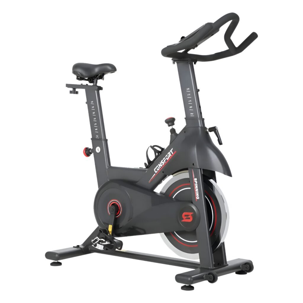 Bicicleta ergométrica custo-benefício S320 Connect 13kg com roda de inércia pesada e alta estabilidade para treinos intensos