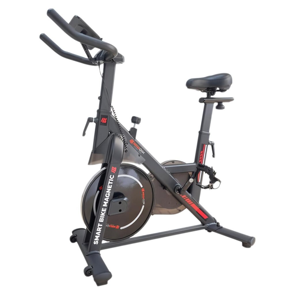 Bicicleta spinning Smart Magnetic 4K para treinos indoor em casa.
