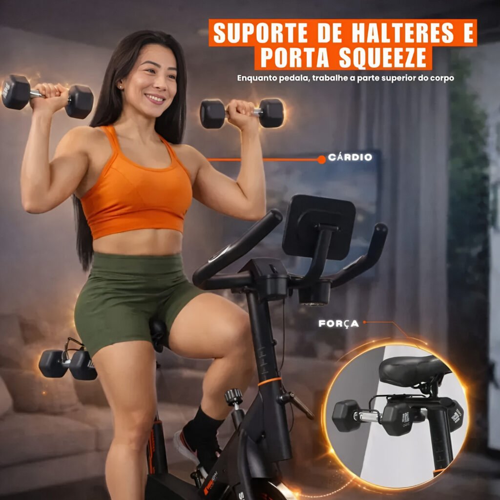 Design moderno da bicicleta spinning Smart Magnetic 6K.
