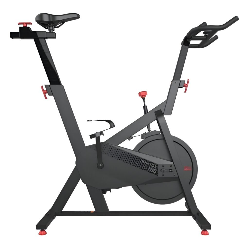 Bicicleta spinning Domyos 100 12kg para treinos de cardio em casa