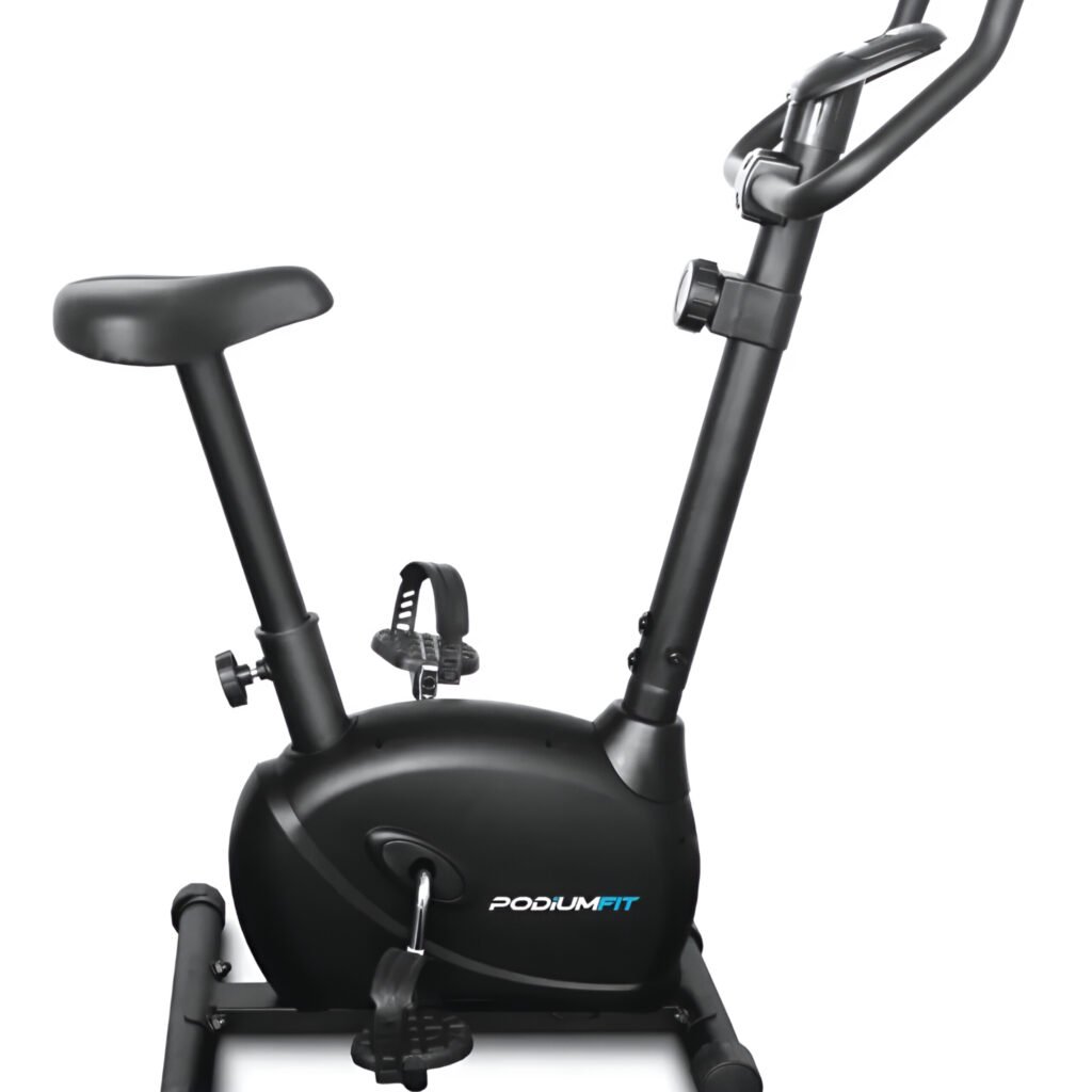 Bicicleta Ergométrica PodiumFit V100 com resistência magnética e 8 níveis de intensidade