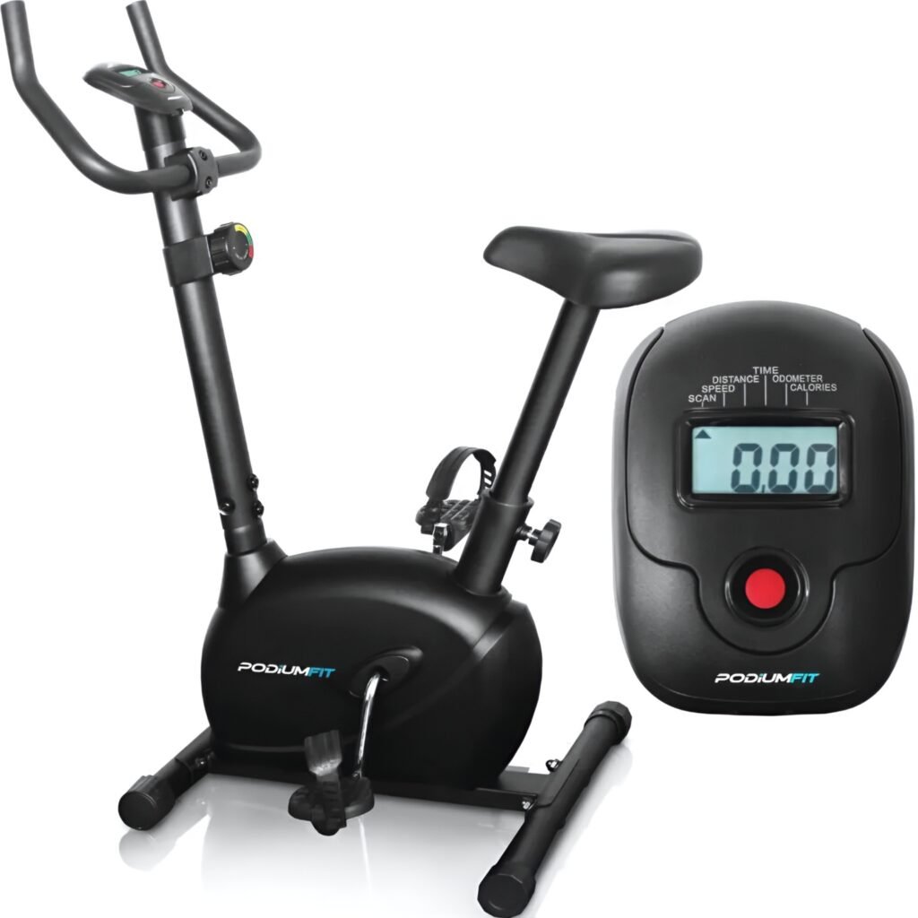 Bicicleta Ergométrica PodiumFit V100 vista lateral