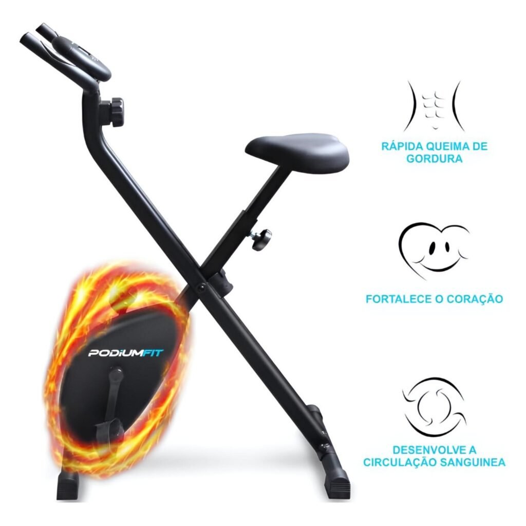 Sistema magnético da Bicicleta Ergométrica PodiumFit X-Bike XB100