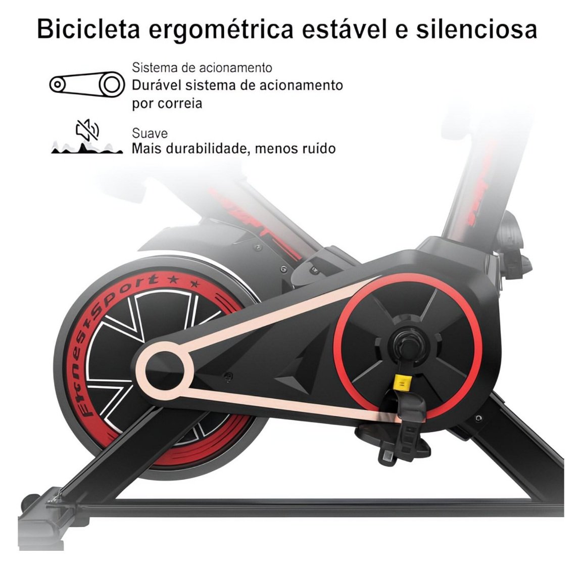 Bicicleta Spinning EPS-988 Epsilon 8kg - Suporta até 120kg - Imagem 7