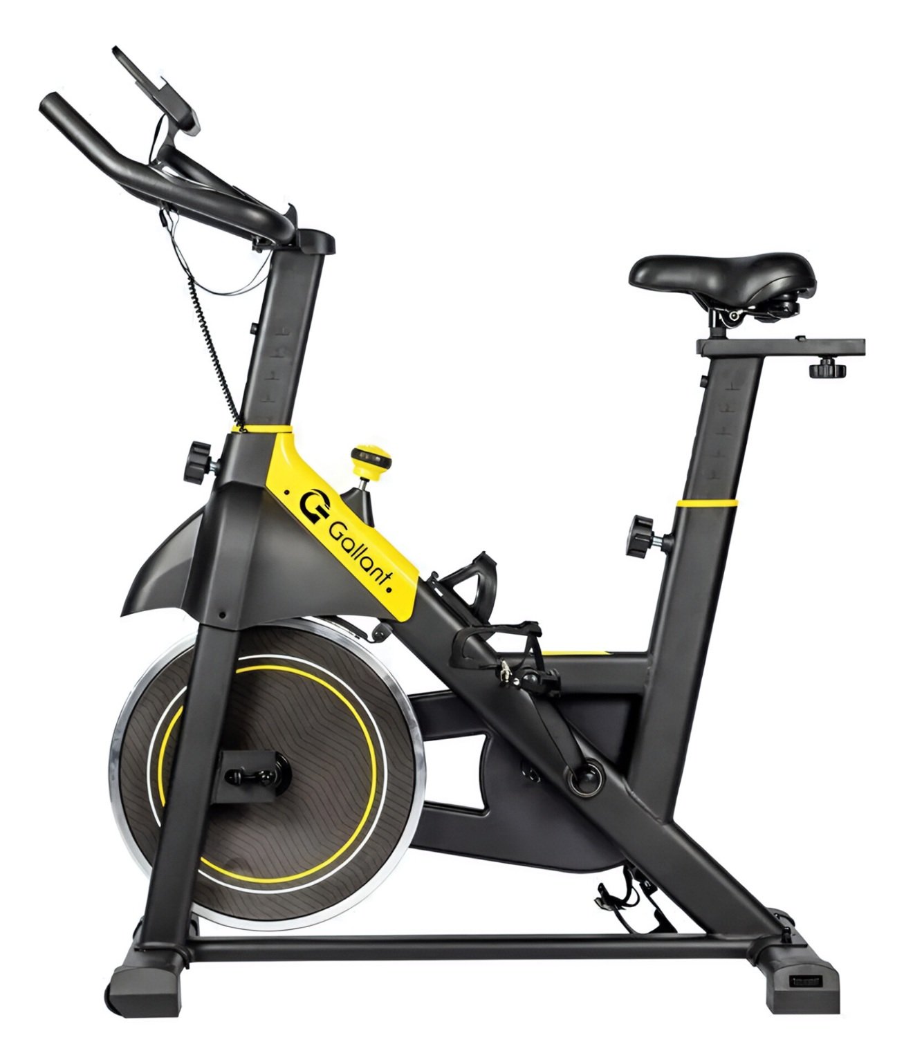 vista lateral da bicicleta spinning Gallant Elite 13kg