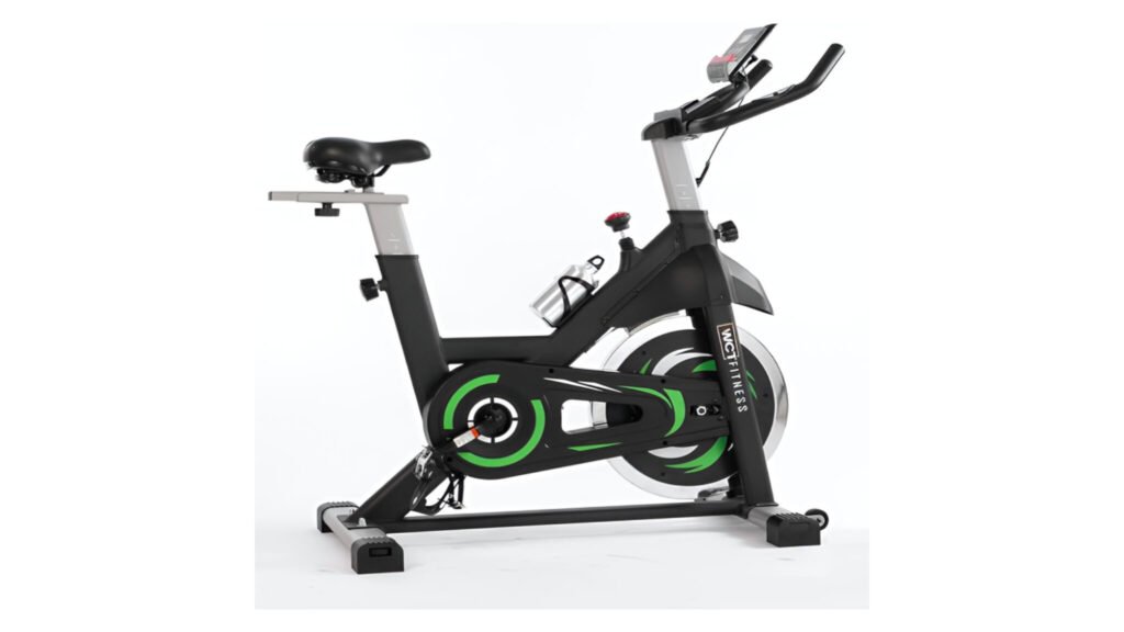 Bicicleta Spinning WCT Fitness 20kg completa para treino em casa