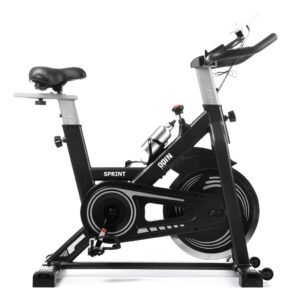 Bicicleta de spinning Odin Fit 13kg para treino indoor.