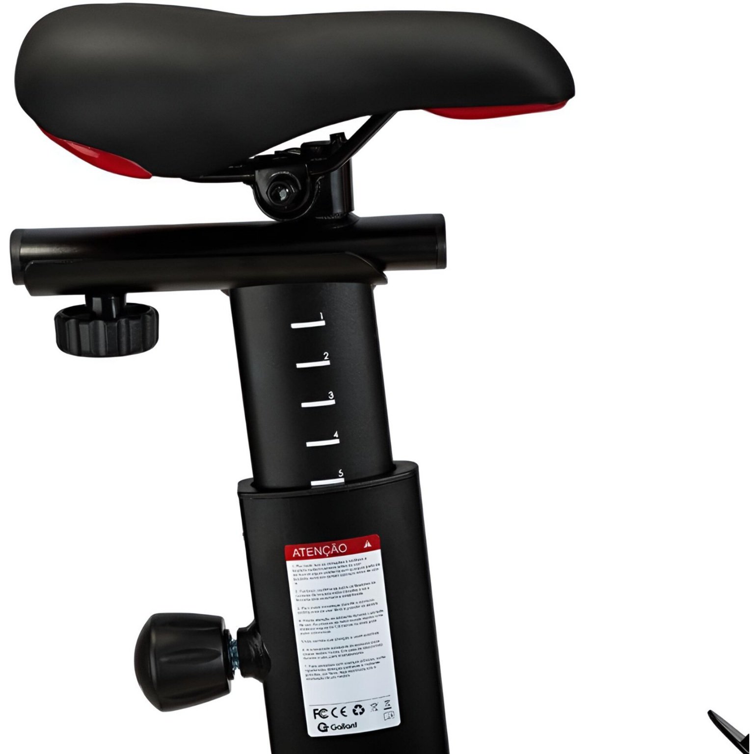 Banco ajustável da bicicleta spinning Connect Max 7.5kg.