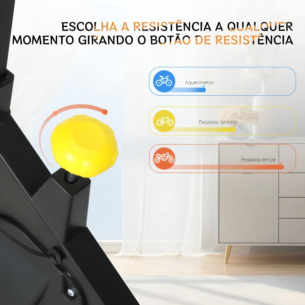 Detalhes da bicicleta spinning Gallant Start 6kg.