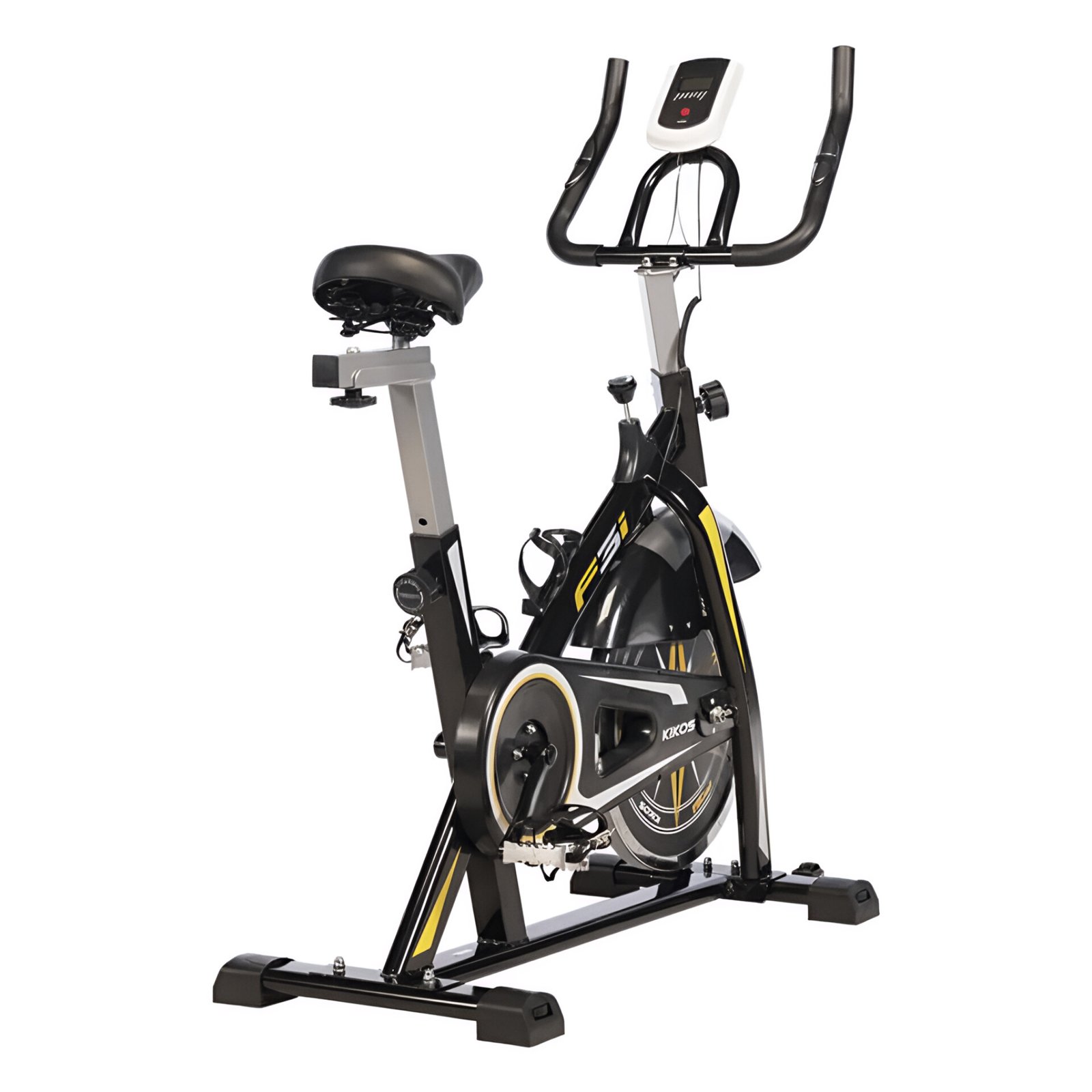 Bicicleta spinning Kikos F3i 10kg compacta para apartamento.