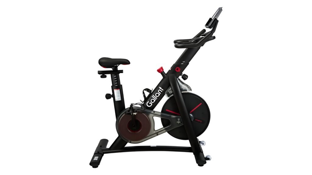 Bicicleta Spinning Gallant Connect Max 7,5 kg silenciosa para apartamento.