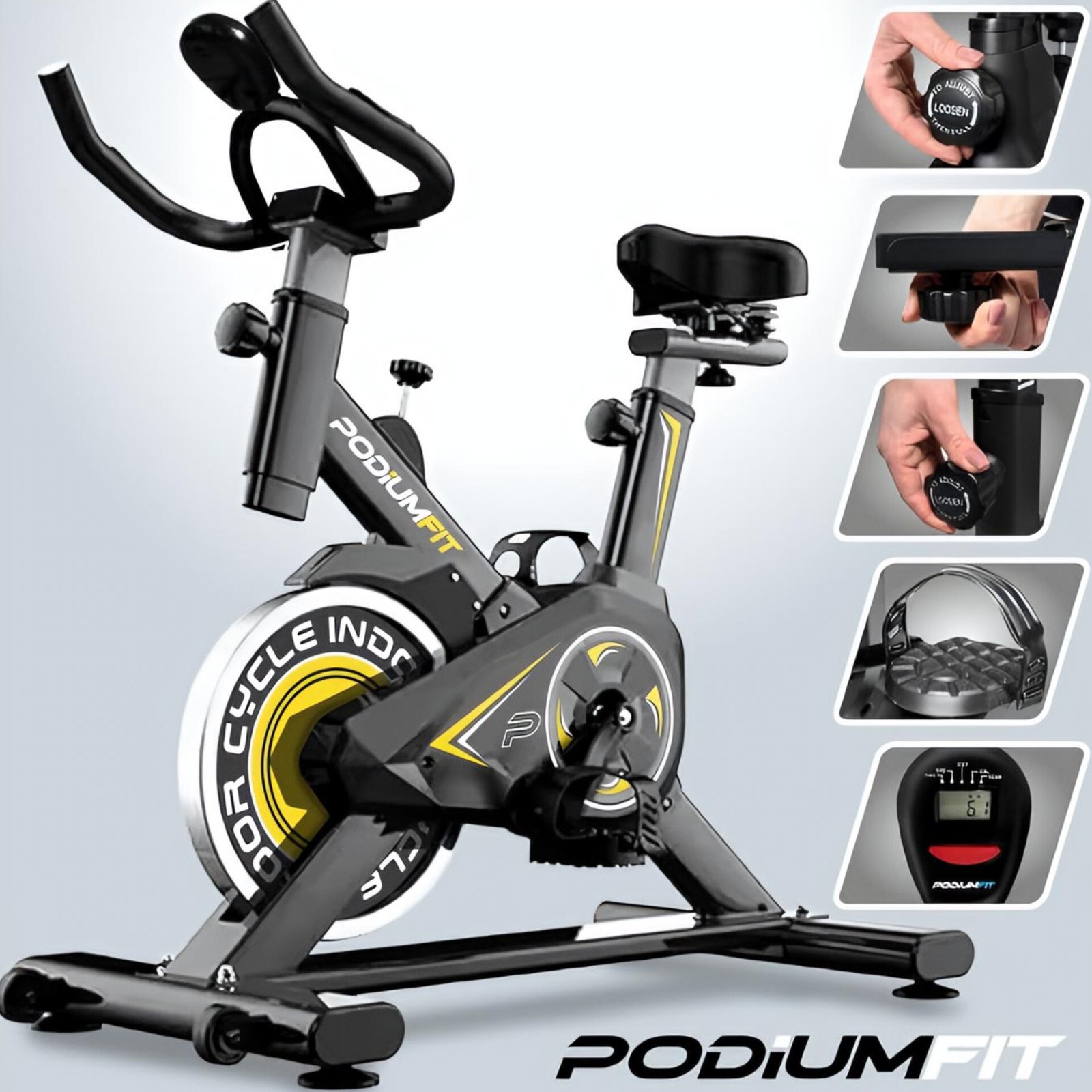 Bicicleta Spinning PodiumFit S90 completa